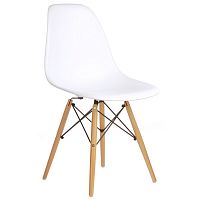 стул деревянный pc-015 белый (eames style) в Энгельсе