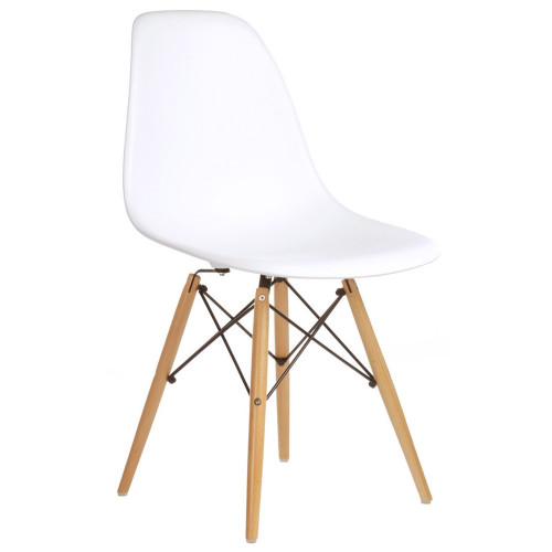 стул деревянный pc-015 белый (eames style) в Энгельсе