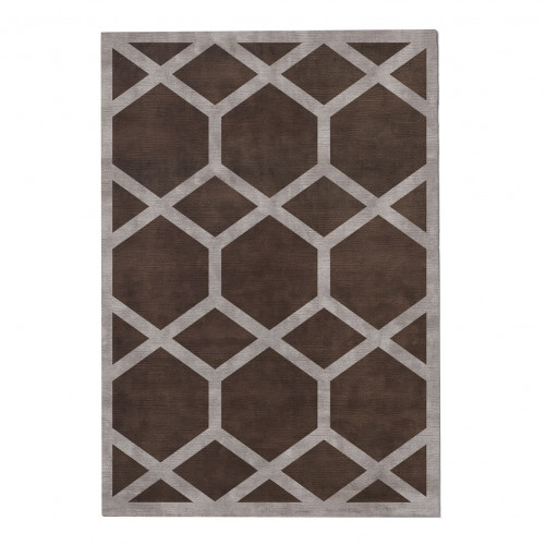 ковер ashton cocoa 120x170 коричневый в Энгельсе
