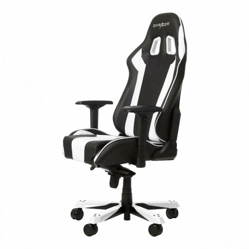 кресло геймерское dxracer king ks06 черно-белое в Энгельсе