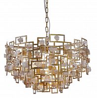 подвесная люстра crystal lux diego sp9 d600 gold в Энгельсе