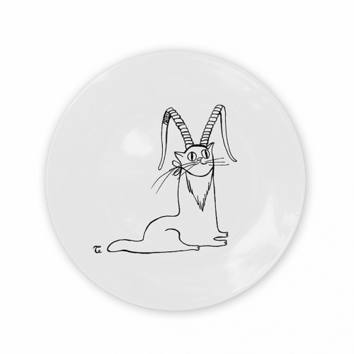 тарелка кот-козерог в Энгельсе