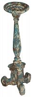 подсвечник состаренный фигурный голубой relic collection, 61 см в Энгельсе