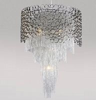 подвесной светильник crystal lux hauberk sp-pl8 d60 матовый никель в Энгельсе