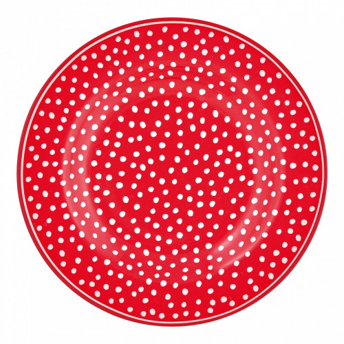десертная тарелка dot red в Энгельсе