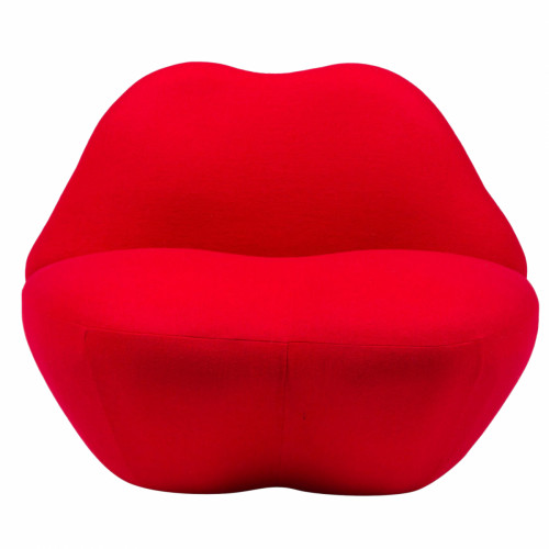 кресло губы heller kiss красный кашемир в Энгельсе