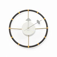 часы steering wheel настенные черный+желтый/black+yellow в Энгельсе