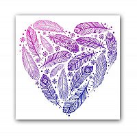 постер heart а3 (фиолетовый) в Энгельсе