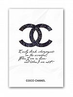 постер drink champagne. coco chanel а3 в Энгельсе
