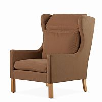 кресло wingback коричневый в Энгельсе