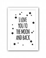 постер to the white moon and back а4 в Энгельсе