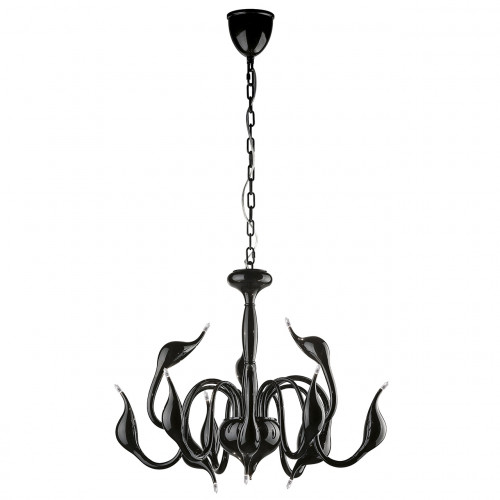 подвесная люстра lightstar cigno collo bk 751127 в Энгельсе