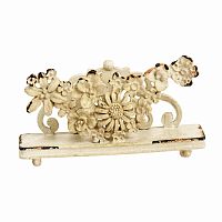 подставка для визиток pewter flower белая в Энгельсе