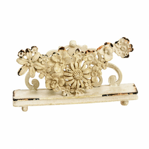 подставка для визиток pewter flower белая в Энгельсе