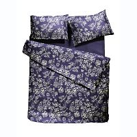 комплект постельного белья decoflux сатин 1.5 спальный peony indigo в Энгельсе