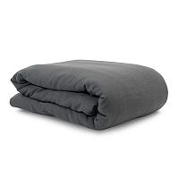 пододеяльник изо льна темно-серого цвета essential 150х200 в Энгельсе