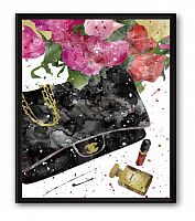 постер сумка чёрная chanel а4 в Энгельсе
