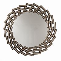 зеркало большое круглое в витой раме silver leaf в Энгельсе