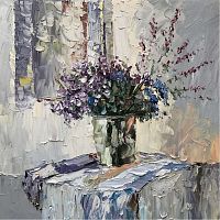 картина маслом сине-фиолетовый в Энгельсе