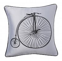 подушка с ретро-велосипедом retro bicycle grey в Энгельсе