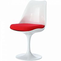 стул eero saarinen style tulip chair красная подушка в Энгельсе