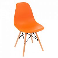 стул деревянный eames pc-015 оранжевый в Энгельсе