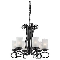 подвесная люстра arte lamp scroll a7915lm-6bk в Энгельсе