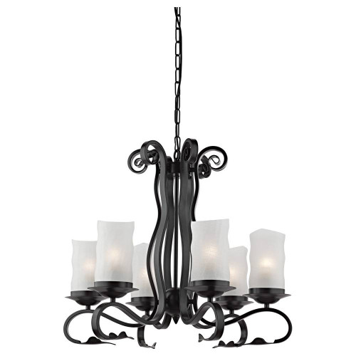 подвесная люстра arte lamp scroll a7915lm-6bk в Энгельсе