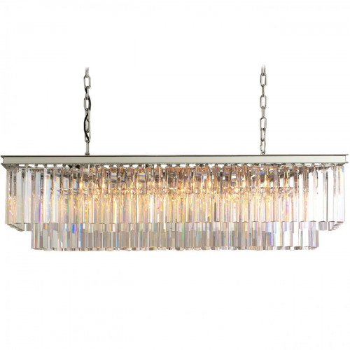 люстра odeon l80 silver&glass серая, прозрачная в Энгельсе