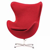 кресло egg chair красное в Энгельсе