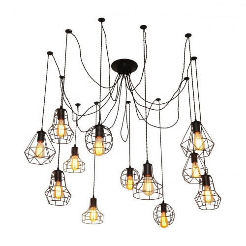 подвесная люстра arte lamp a4051sp-12bk в Энгельсе