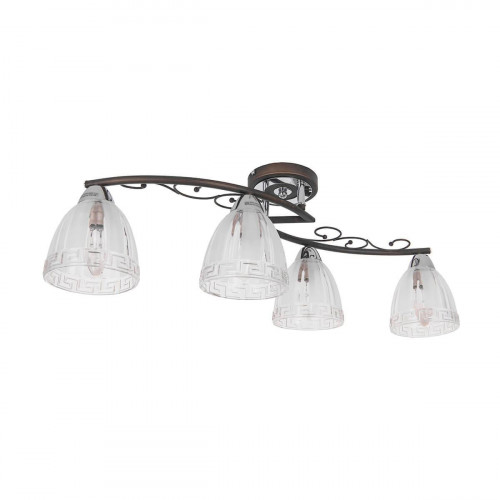 потолочная люстра idlamp nield 232/4pf-blackchrome в Энгельсе