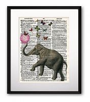 постер elephant and balloon а3 в Энгельсе