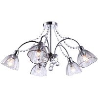 потолочная люстра arte lamp silenzio a9559pl-5cc хром в Энгельсе