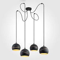 подвесная люстра tk lighting 2221 yoda black orbit в Энгельсе