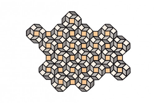 ковер parquet rhomb yellow 254x195 от gan в Энгельсе