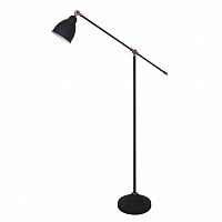 торшер arte lamp braccio a2054pn-1bk в Энгельсе