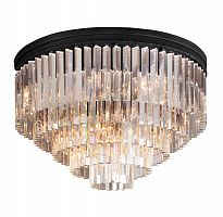 люстра odeon ceiling 80 черное основание, прозрачное стекло в Энгельсе