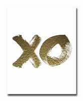 постер xo золотой a4 в Энгельсе