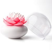 контейнер для хранения ватных палочек lotus белый-розовый в Энгельсе