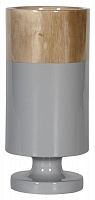 ваза настольная rustic chic tube wood grey в Энгельсе