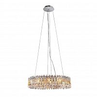 подвесная люстра crystal lux lirica sp10 d610 chrome в Энгельсе