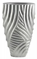 ваза с объемным рельефом 52 см frost pattern серебро в Энгельсе