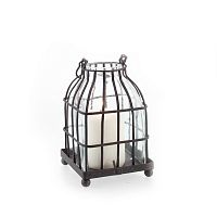подсвечник-фонарь металлический со стеклом bird in cage i, 15 см в Энгельсе