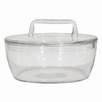 ваза настольная basket glass low в Энгельсе