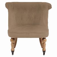 кресло amelie french country chair светло-коричневое в Энгельсе