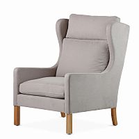 кресло wingback серый в Энгельсе