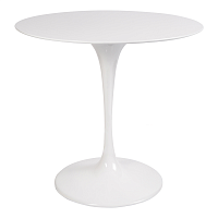 стол eero saarinen style tulip table top mdf d80 глянцевый белый в Энгельсе