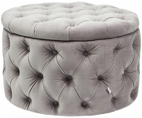 kare design пуф desire, коллекция "желание" 73*46*73, бархат, полиуретан, сосна, серый в Энгельсе