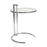 стол журнальный eileen gray style cocktail table e-1027 прозрачный в Энгельсе